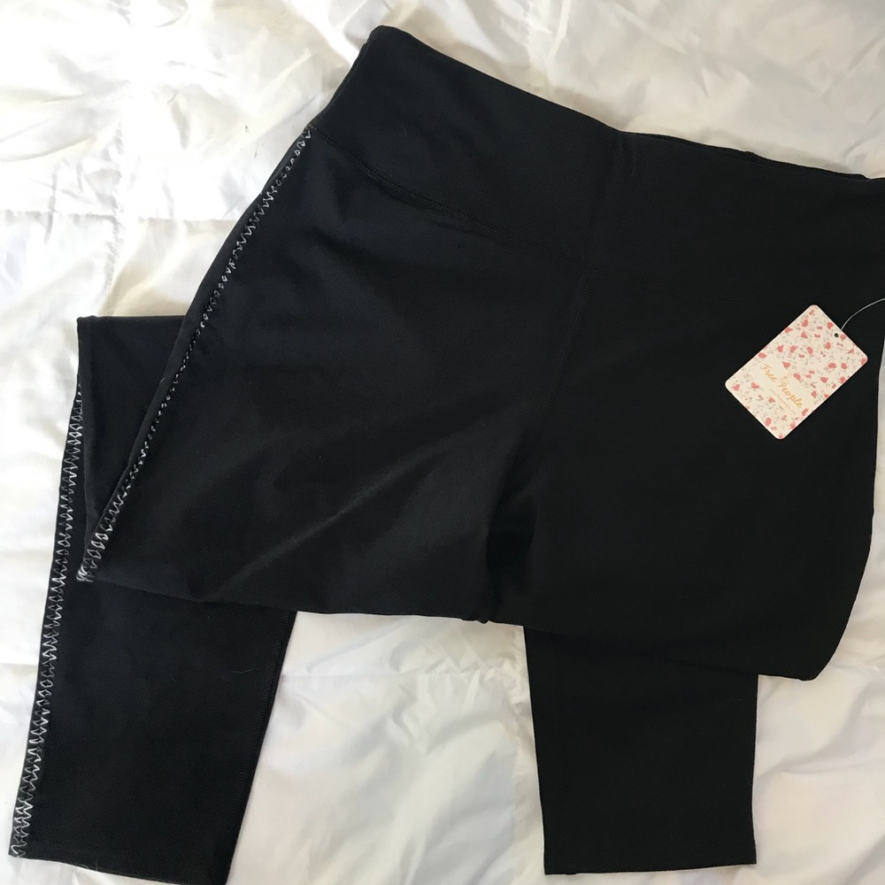 Free People NWT side stitch leggings